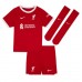 Liverpool Szoboszlai Dominik #8 Domácí dres komplet pro Děti 2023-24 Krátkým Rukávem (+ Krátké kalhoty)
