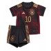 Německo Serge Gnabry #10 Venkovní dres komplet pro Děti MS 2022 Krátkým Rukávem (+ Krátké kalhoty)