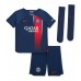 Paris Saint-Germain Achraf Hakimi #2 Domácí dres komplet pro Děti 2023-24 Krátkým Rukávem (+ Krátké kalhoty)